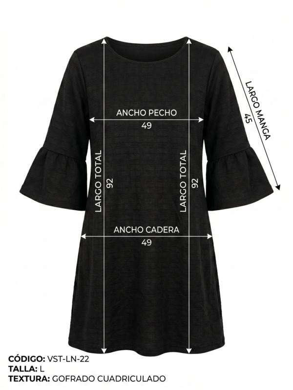 vestido-corto-mujer-textura-vintacha